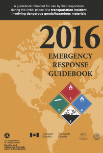 2016 Emergency Response Guidebook